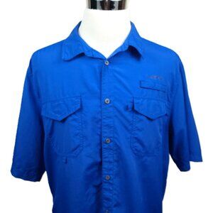Jawbone Tackle Fishing Shirt XL Blue Vented